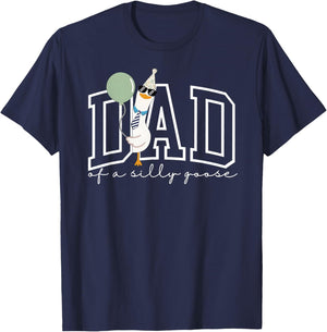 One Silly Goose Dad Papa 1st First Birthday Family Matching T-Shirt - T-Shirt | Navy