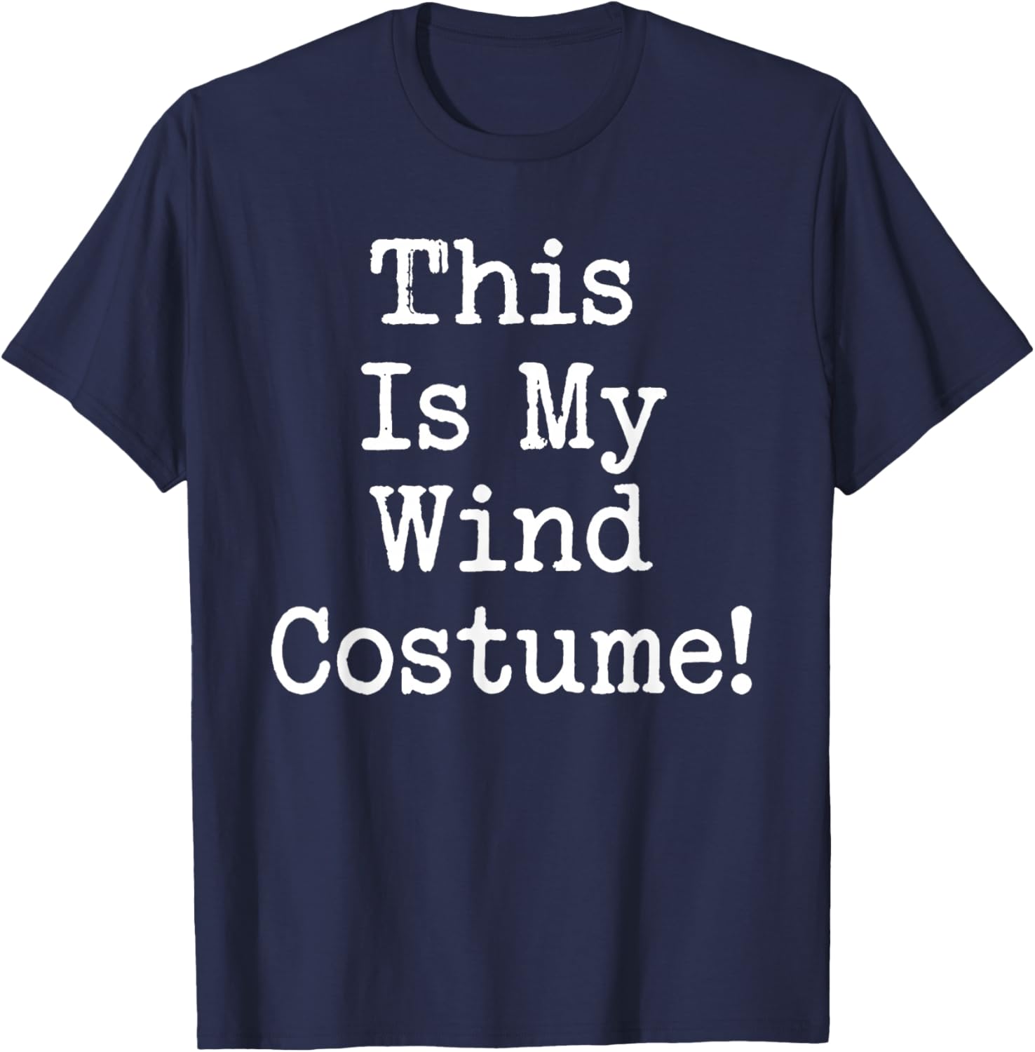 Funny Wind Costume T-Shirt - T-Shirt | Navy