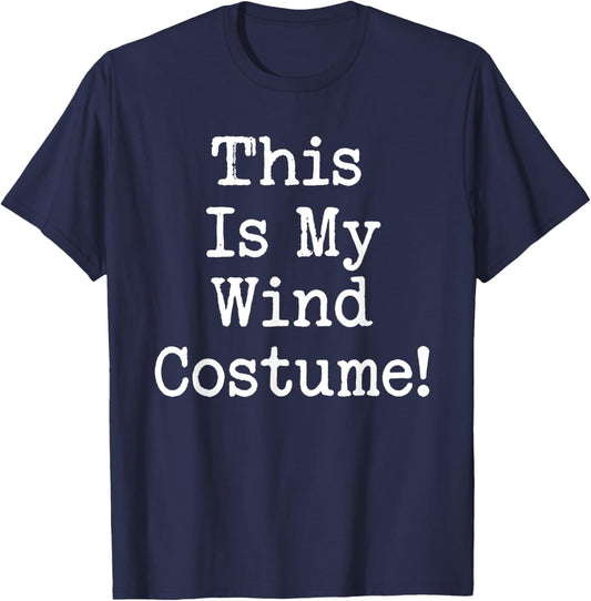 Funny Wind Costume T-Shirt - T-Shirt | Navy
