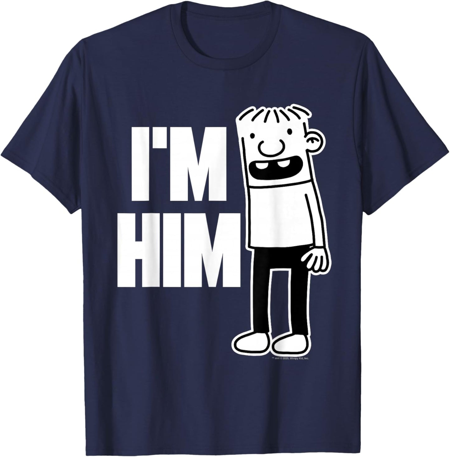 Diary of a Wimpy Kid Rowley I'm Him T-Shirt - T-Shirt | Navy