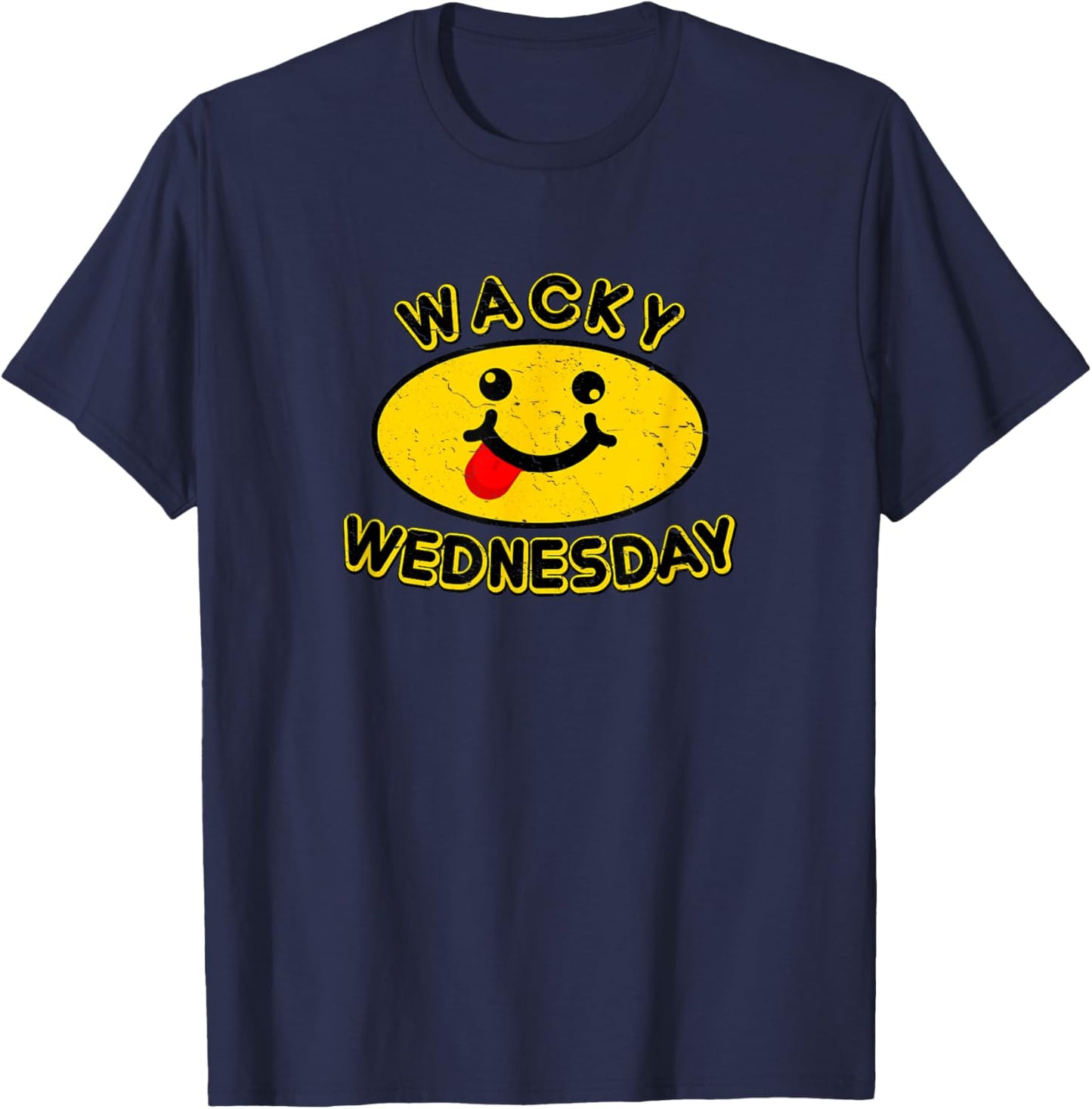 Wacky Wednesday Kids and Teachers | Mismatch Day Spirit Week T-Shirt - T-Shirt | Navy