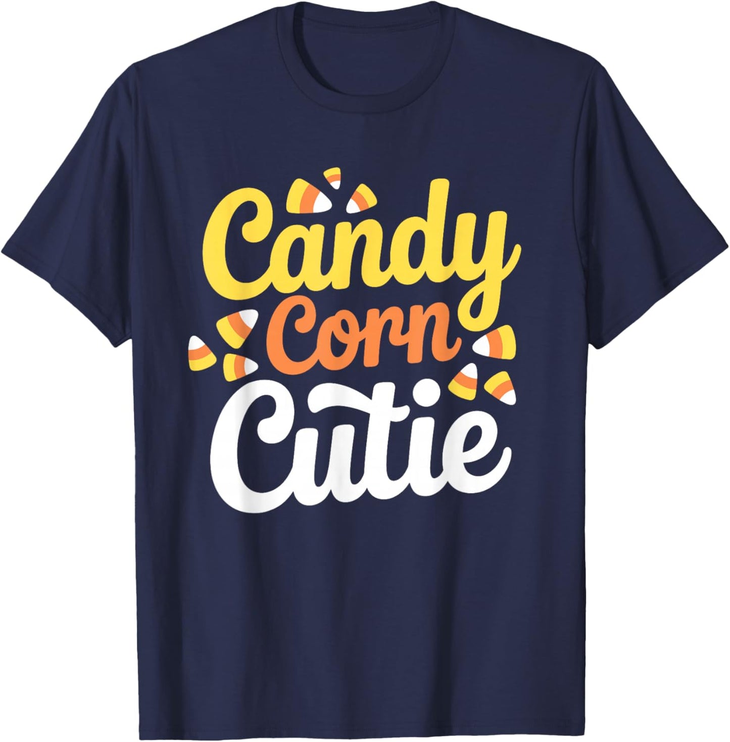 Candy Corn Cutie Cute Halloween Costume T-Shirt - T-Shirt | Navy