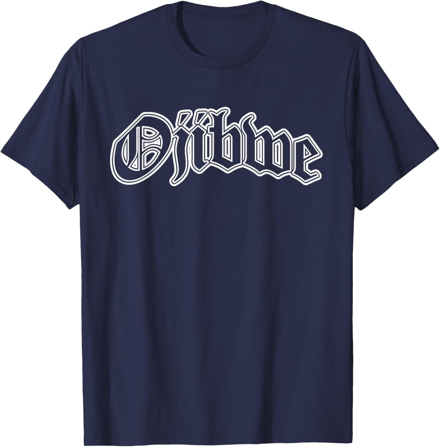 Ojibwe Native American Indian T-Shirt - T-Shirt | Navy