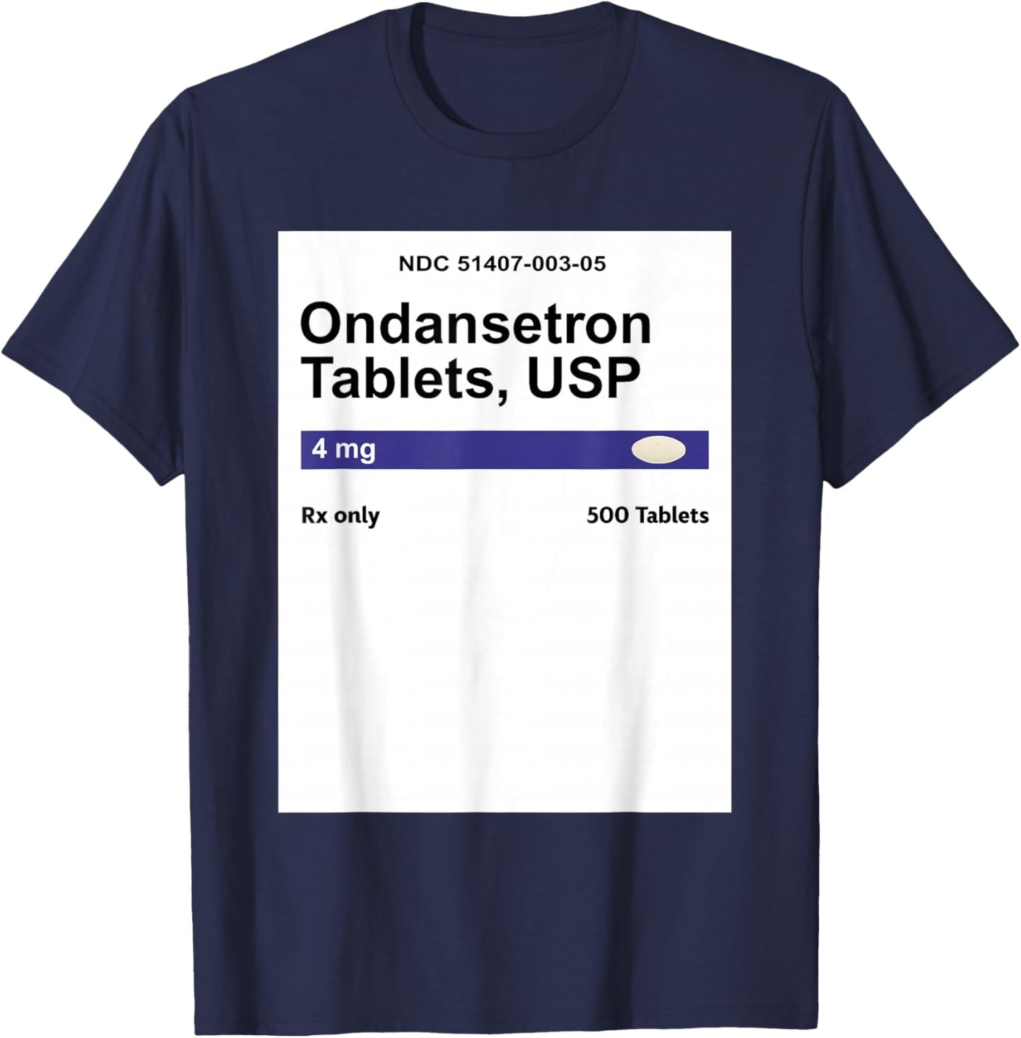 Pharmacy Medical Halloween Costume Nurse Propofol Matching T-Shirt - T-Shirt | Navy