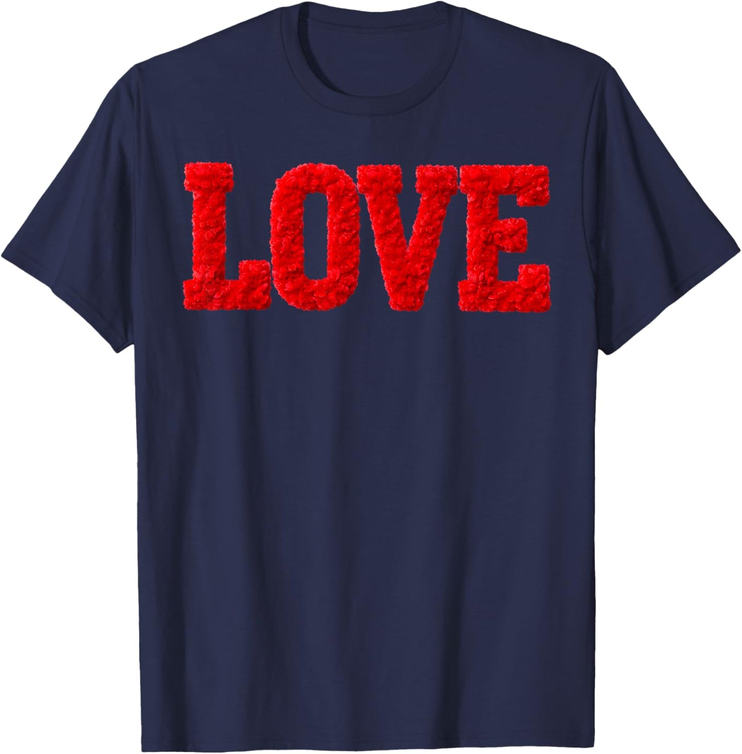 Love Valentines Day Cute Girl Wife Women Valentine T-Shirt - T-Shirt | Navy