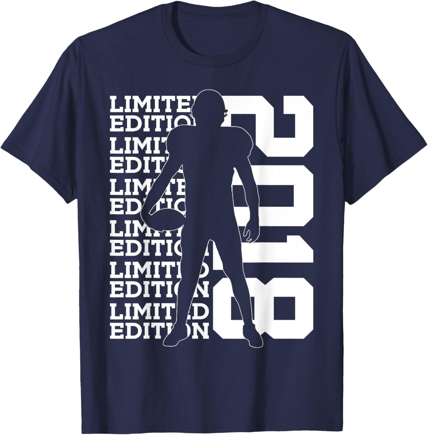 Limited Edition 2018 Football 8TH Birthday T-Shirt - T-Shirt | Navy