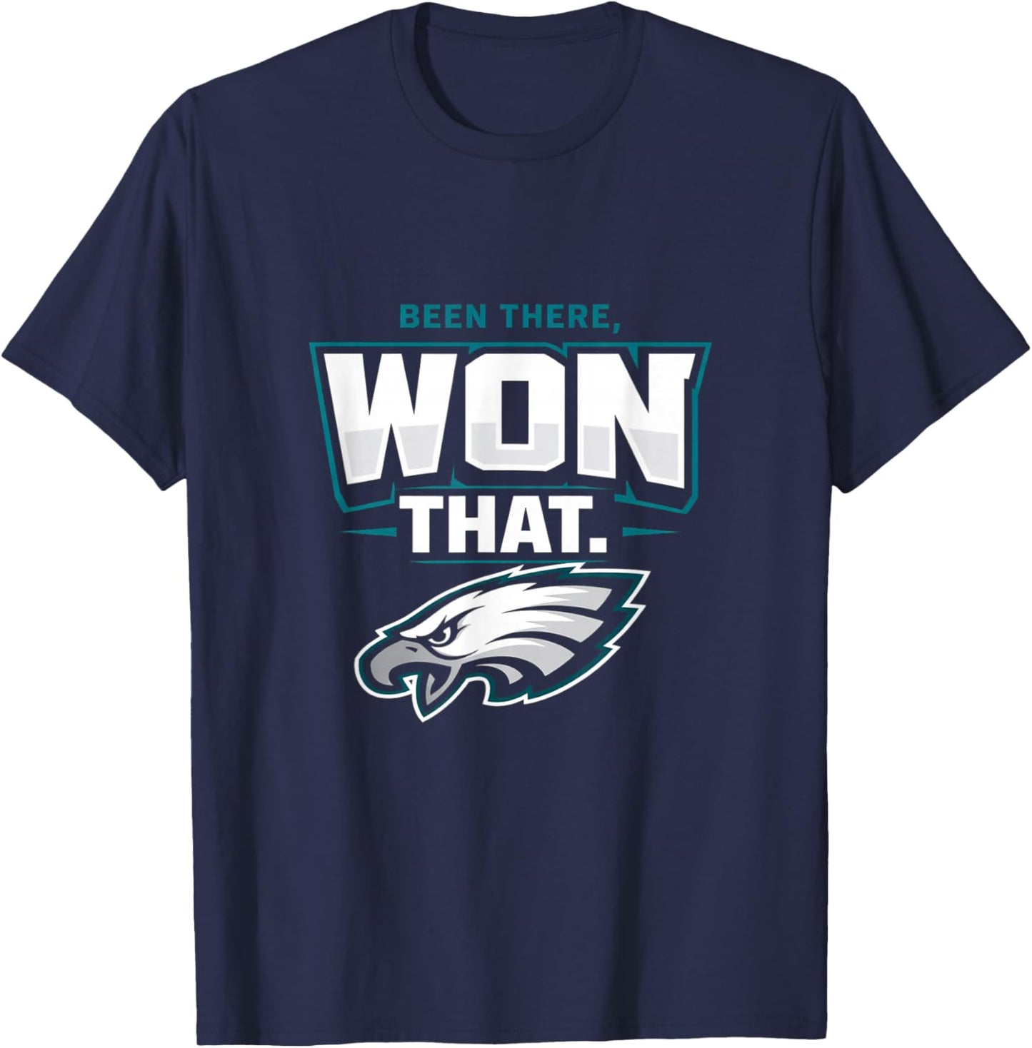 Been There Won That Bold Victory Fan Graphic T-Shirt - T-Shirt | Navy