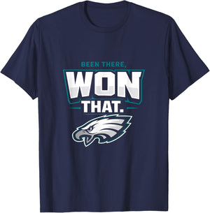 Been There Won That Bold Victory Fan Graphic T-Shirt - T-Shirt | Navy