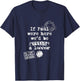 If Paul were Here Funny Christian Theology Apostle Letter T-Shirt - T-Shirt | Navy