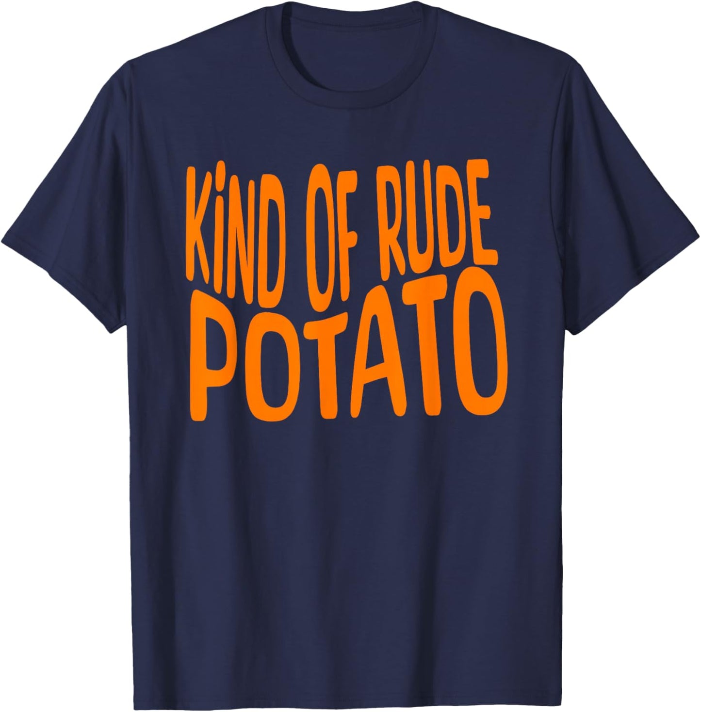Sweet Potato and Kind of Rude Potato, Thanksgiving Couples T-Shirt - T-Shirt | Navy