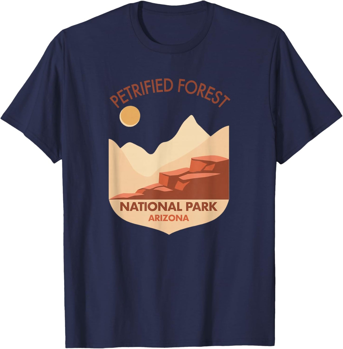 Petrified Forest National Park Souvenir Arizona Men Women T-Shirt - T-Shirt | Navy