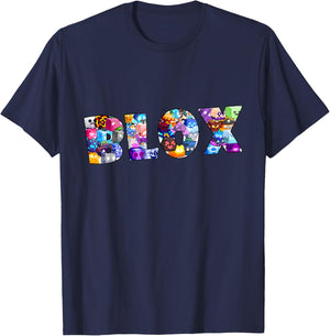 Every Fruit in The List All Blox Fruits T-Shirt - T-Shirt | Navy
