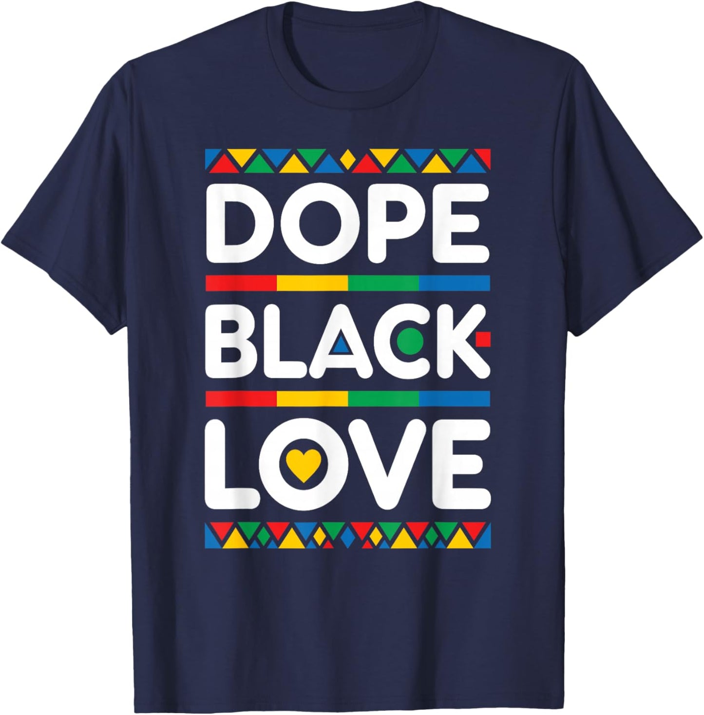 Matching Couple Dope Black Love Melanin Married Melanated T-Shirt - T-Shirt | Navy