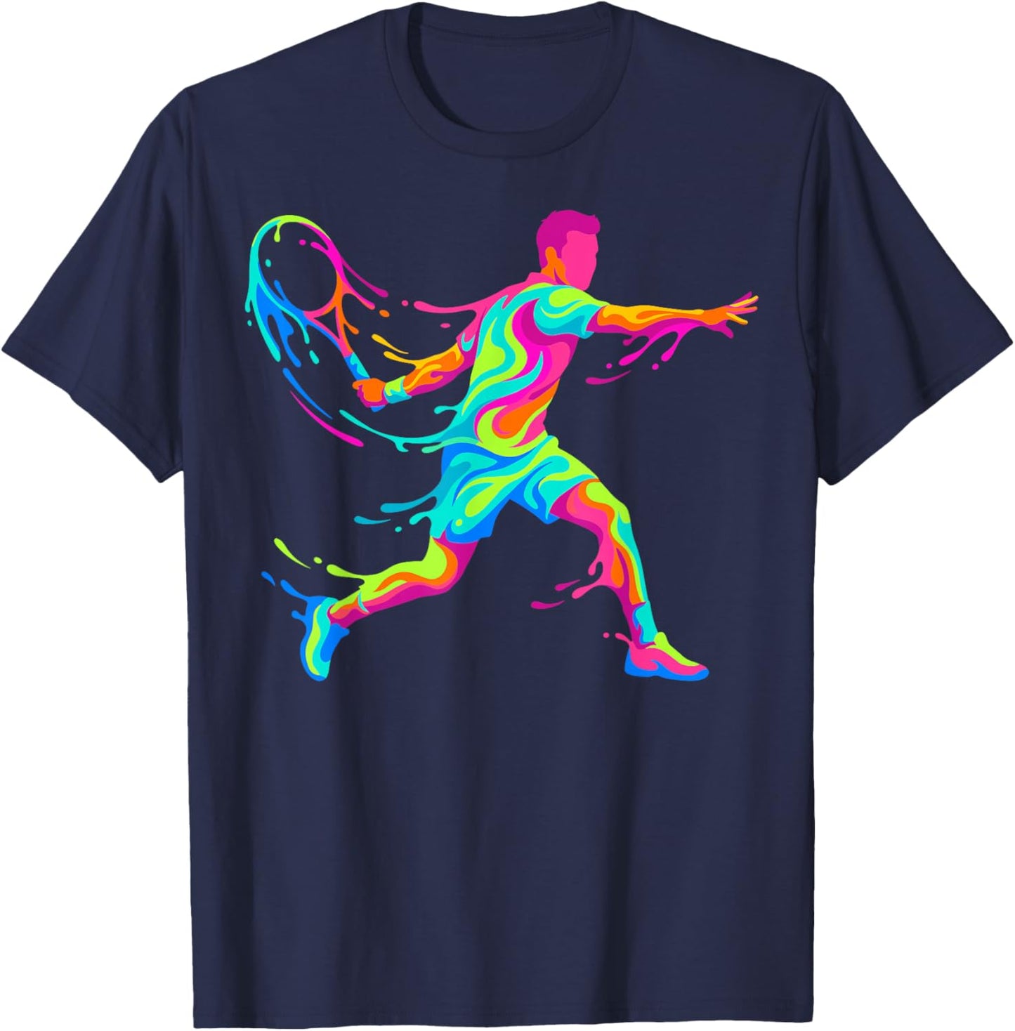 Tennis Player Men Kids Boys T-Shirt - T-Shirt | Navy