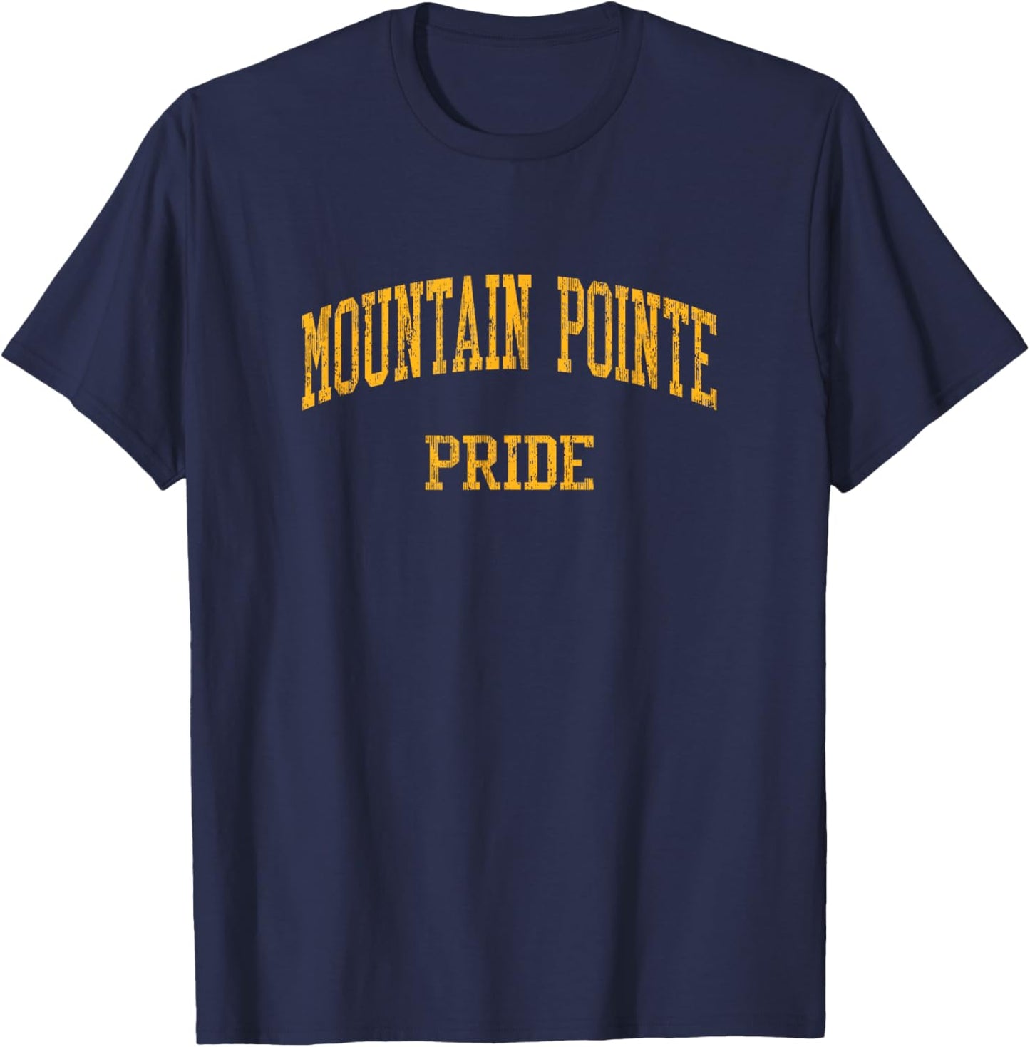 Mountain Pointe High School HS Phoenix AZ Vintage Sports T-Shirt - T-Shirt | Navy