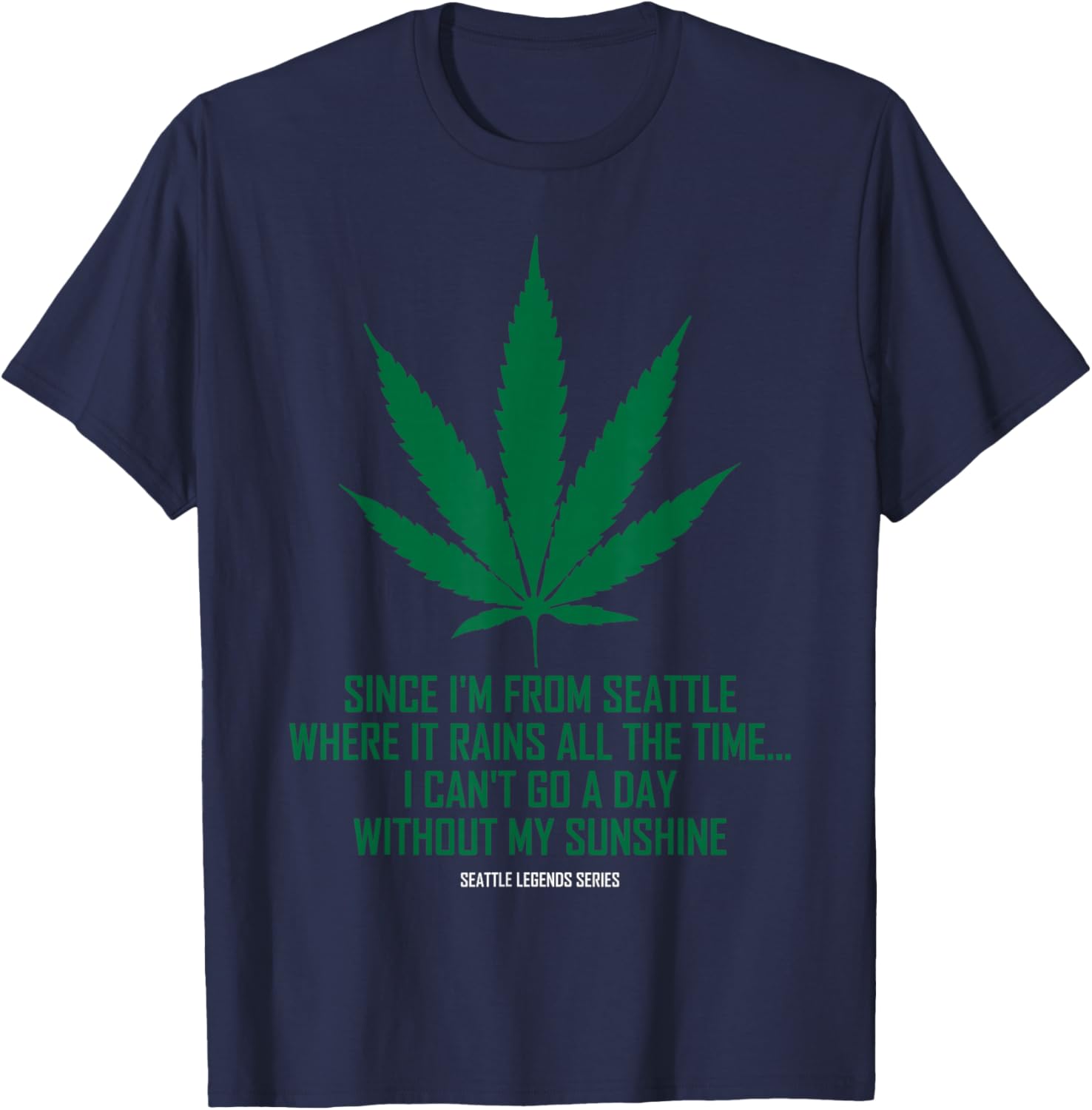 Seattle Sunshine T-Shirt - T-Shirt | Navy