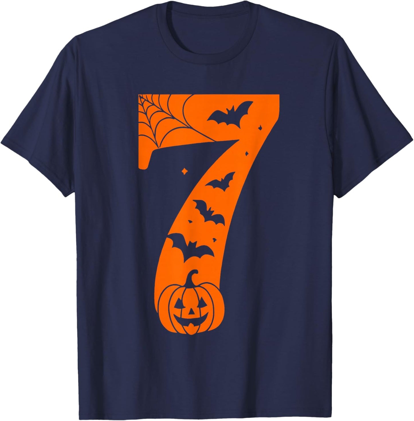 Women Men Couple Halloween Costume 6 7 Rizz Six Seven Meme T-Shirt - T-Shirt | Navy