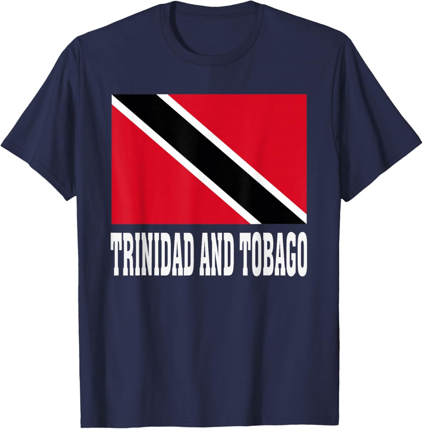 Trinidad and Tobago Flag Patriotic National Roots Souvenir T-Shirt - T-Shirt | Navy