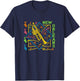 New Orleans Music Souvenirs Graphic T-Shirt - T-Shirt | Navy