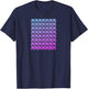 BuddyCatAFK All Over Skull Logo Pink Fade Dark T-Shirt - T-Shirt | Navy