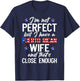 I Have A Puerto Rican Wife Husband of A Puerto Rican Wife T-Shirt - T-Shirt | Navy