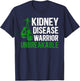 Kidney Disease Warrior Unbreakable Kidney Disease Awareness T-Shirt - T-Shirt | Navy