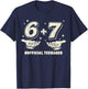 6+7 Official Teenager 13th Birthday 13 Year Old Boys Kids T-Shirt - T-Shirt | Navy