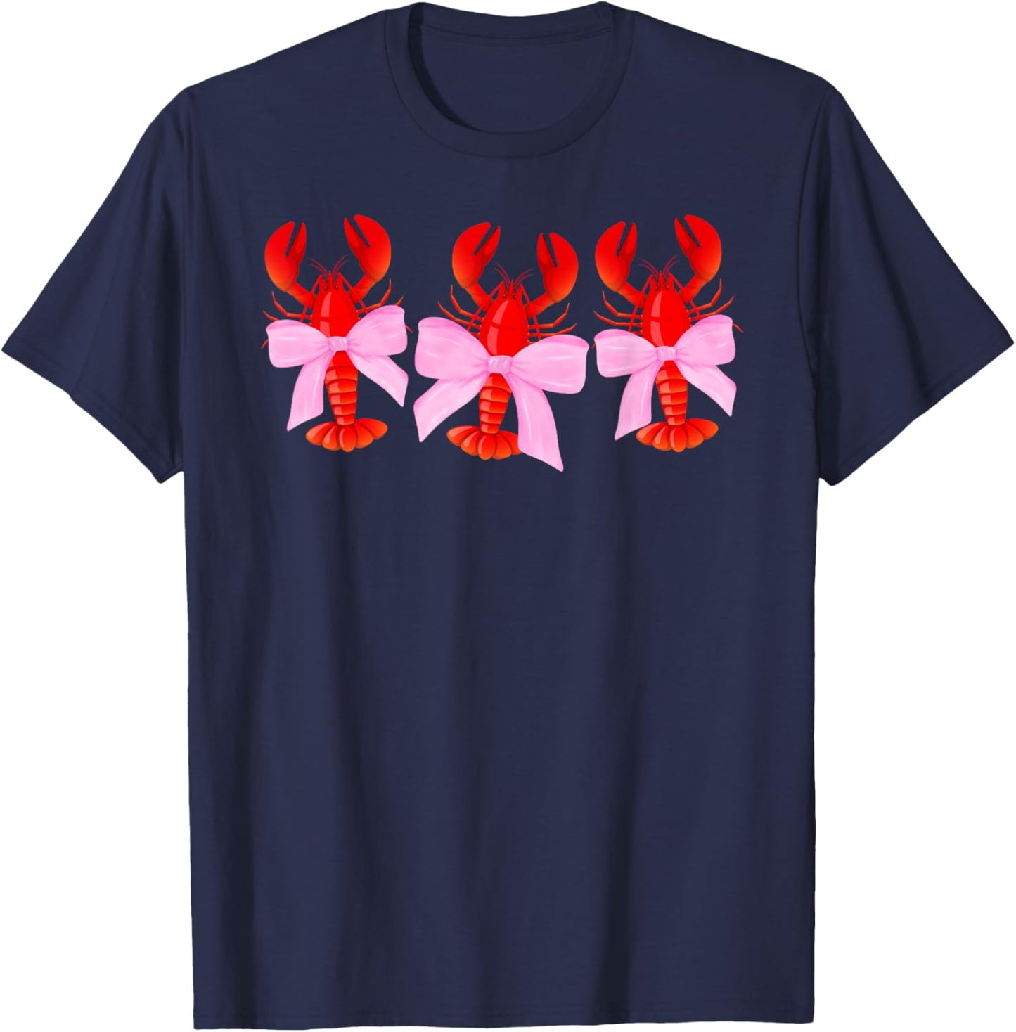 Crawfish Coquette Crawfish Lover Crawfish Boil T-Shirt - T-Shirt | Navy