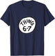 The Cat in The Hat Signature Collection Thing 6-7 Youth T-Shirt - T-Shirt | Navy