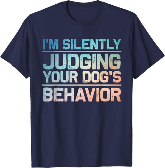 Dog Training Art Women Puppy Agility Dog Trainer T-Shirt - T-Shirt | Navy