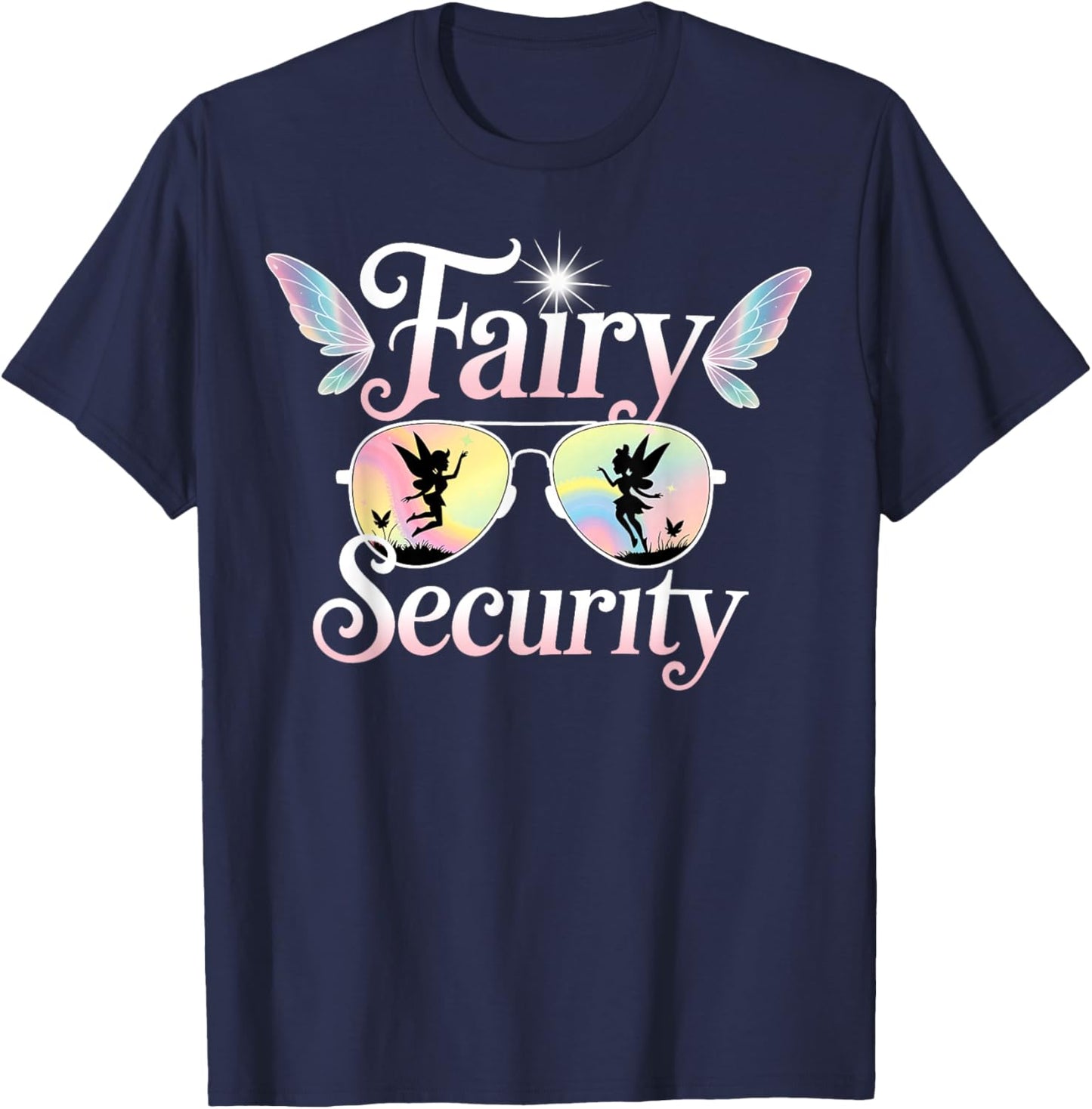 Fairy Security Funny Costume Fairy Security Men Women Kids T-Shirt - T-Shirt | Navy