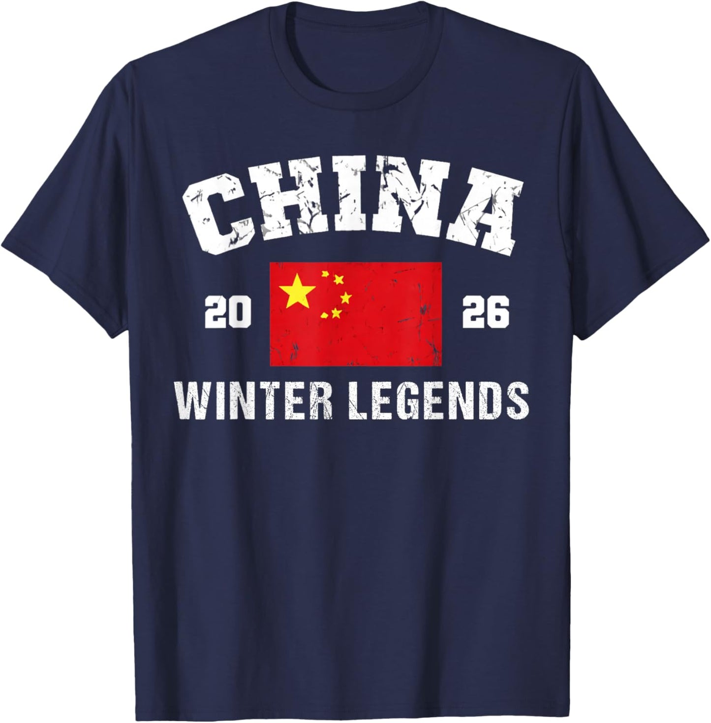China Winter Legends 2026 Alpine T-Shirt - T-Shirt | Navy