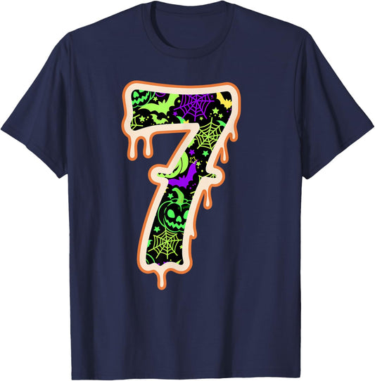 Six Seven Meme 6 7 Halloween Costume Couple Men Women T-Shirt - T-Shirt | Navy