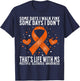 Multiple Sclerosis Awareness Warrior Apparel MS Awareness T-Shirt - T-Shirt | Navy