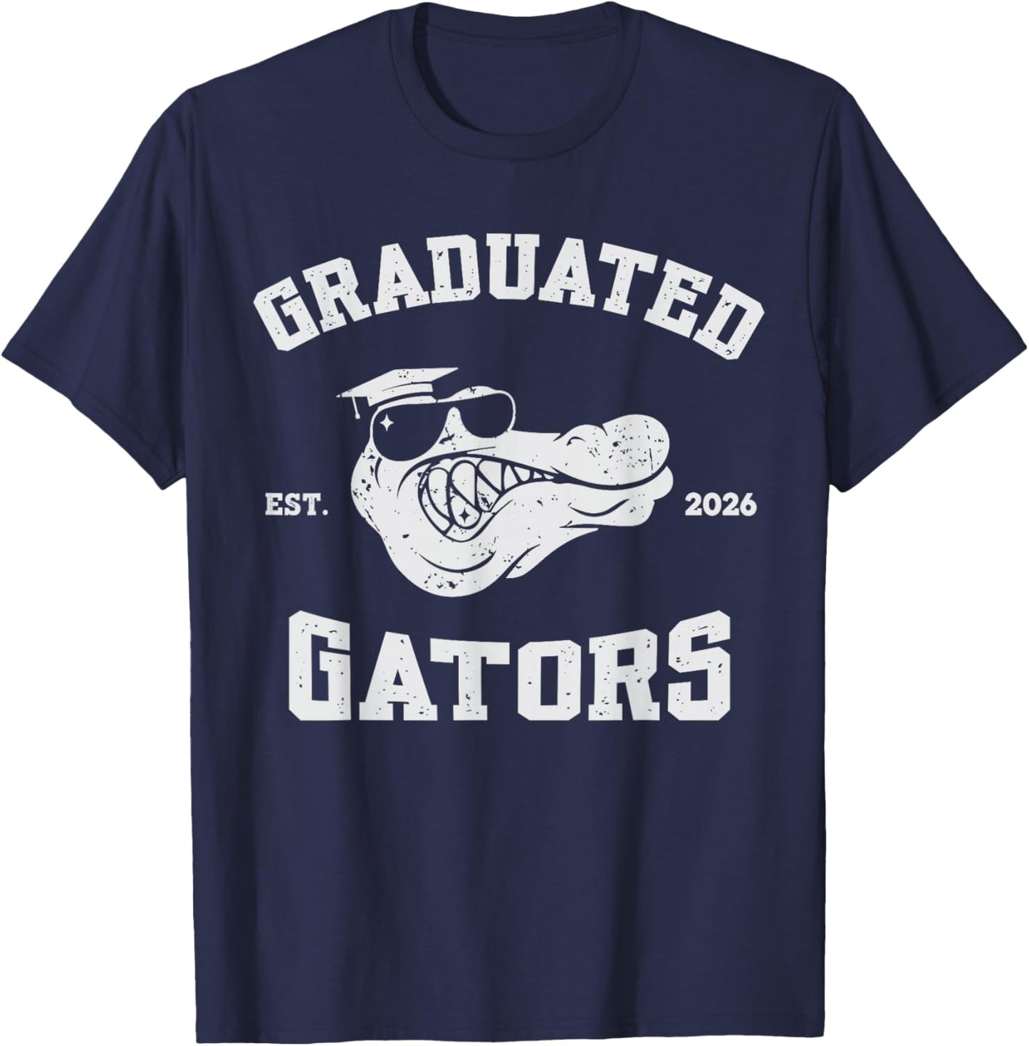 Class of 2026 Senior Men Graduated Gators Mascot Kid Women T-Shirt - T-Shirt | Navy