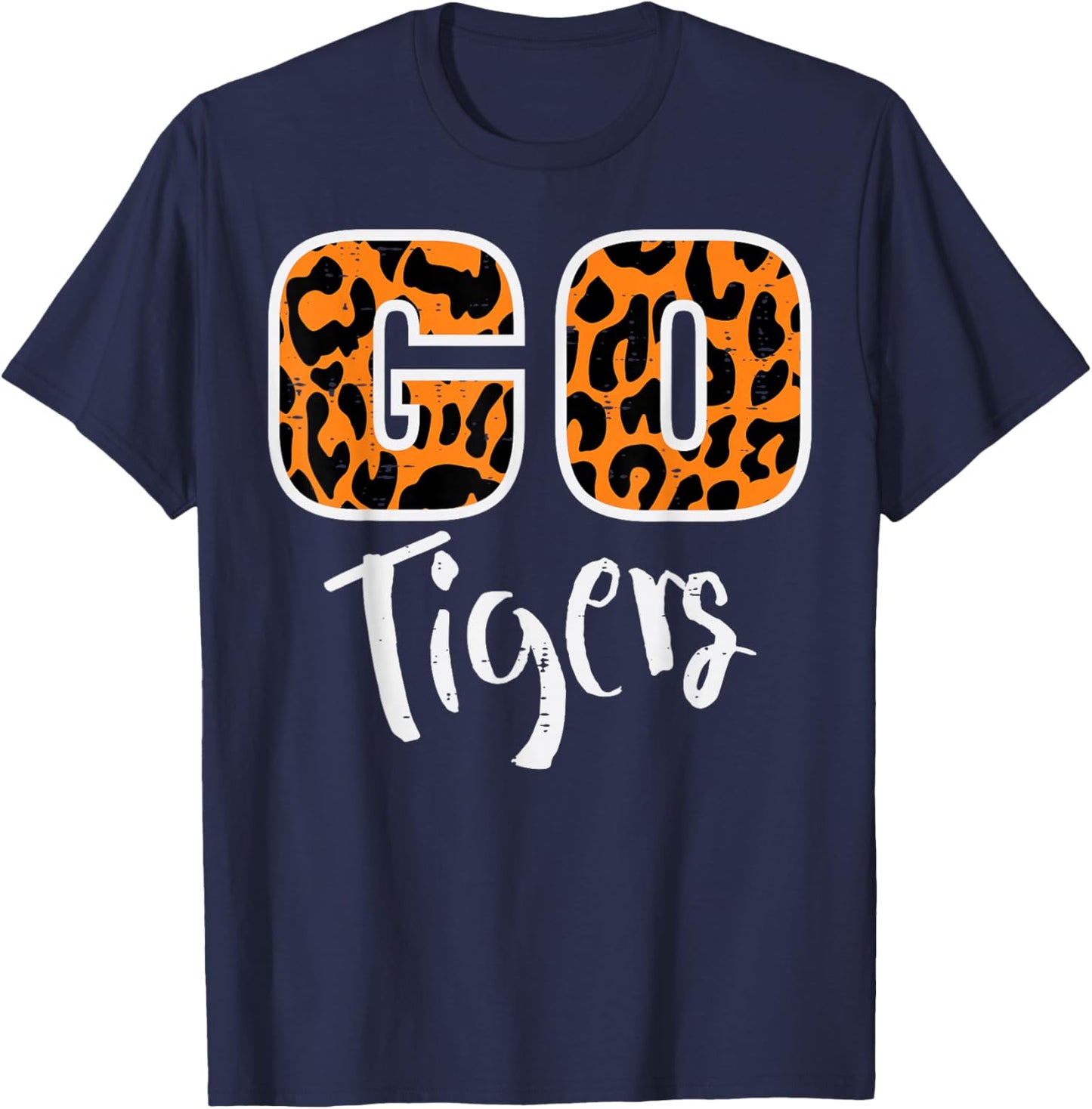 Go Tiger Men Women Kids Girls Youth Boys Teen T-Shirt - T-Shirt | Navy