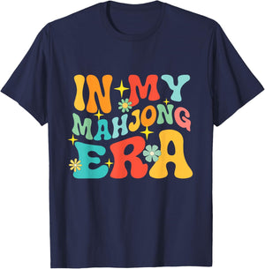 in My Mahjong Era - Mah Jong Player Casino Gambling T-Shirt - T-Shirt | Navy