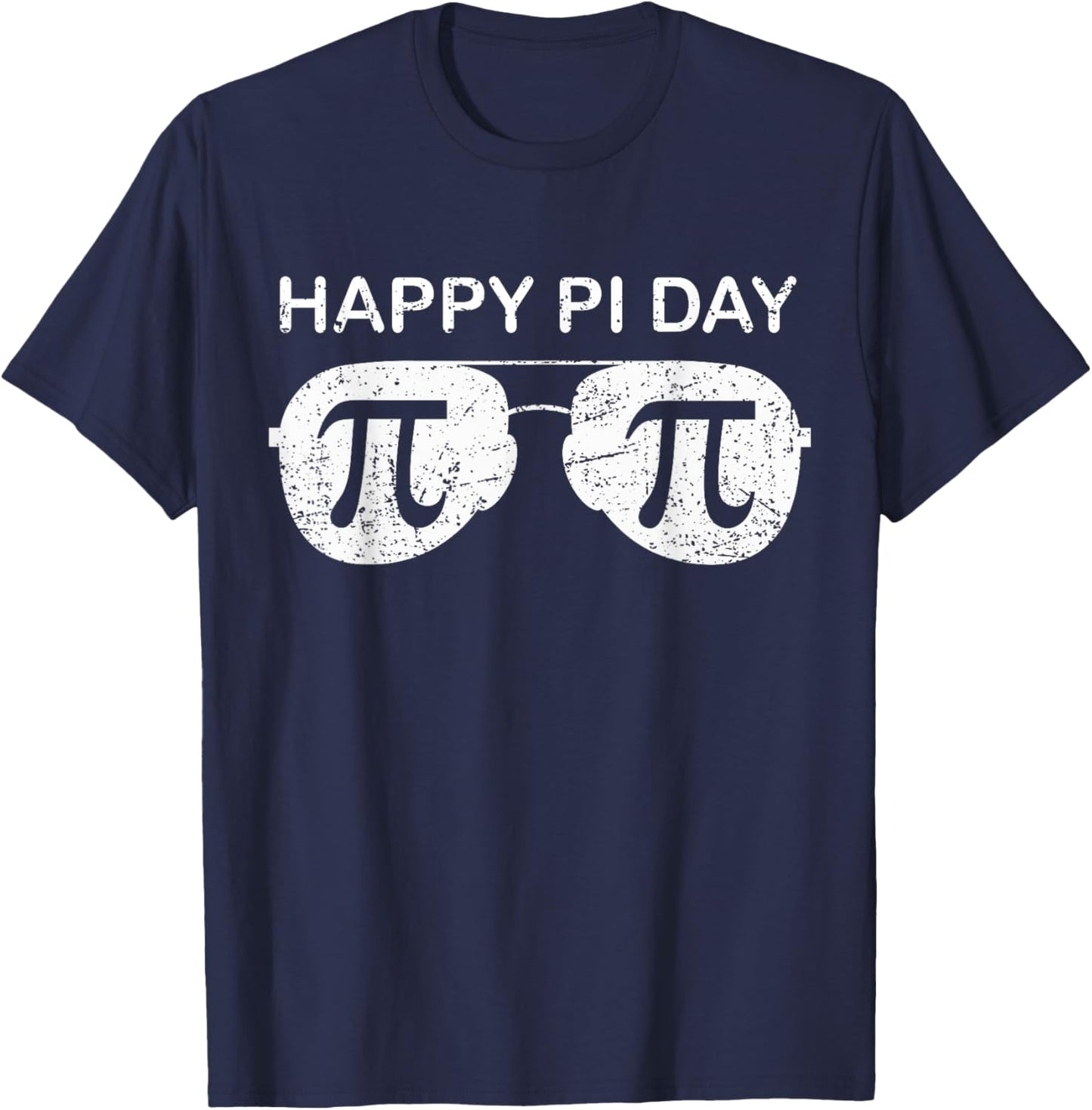 Happy Pi Day Math Teacher Sunglasses Funny Kids School T-Shirt - T-Shirt | Navy