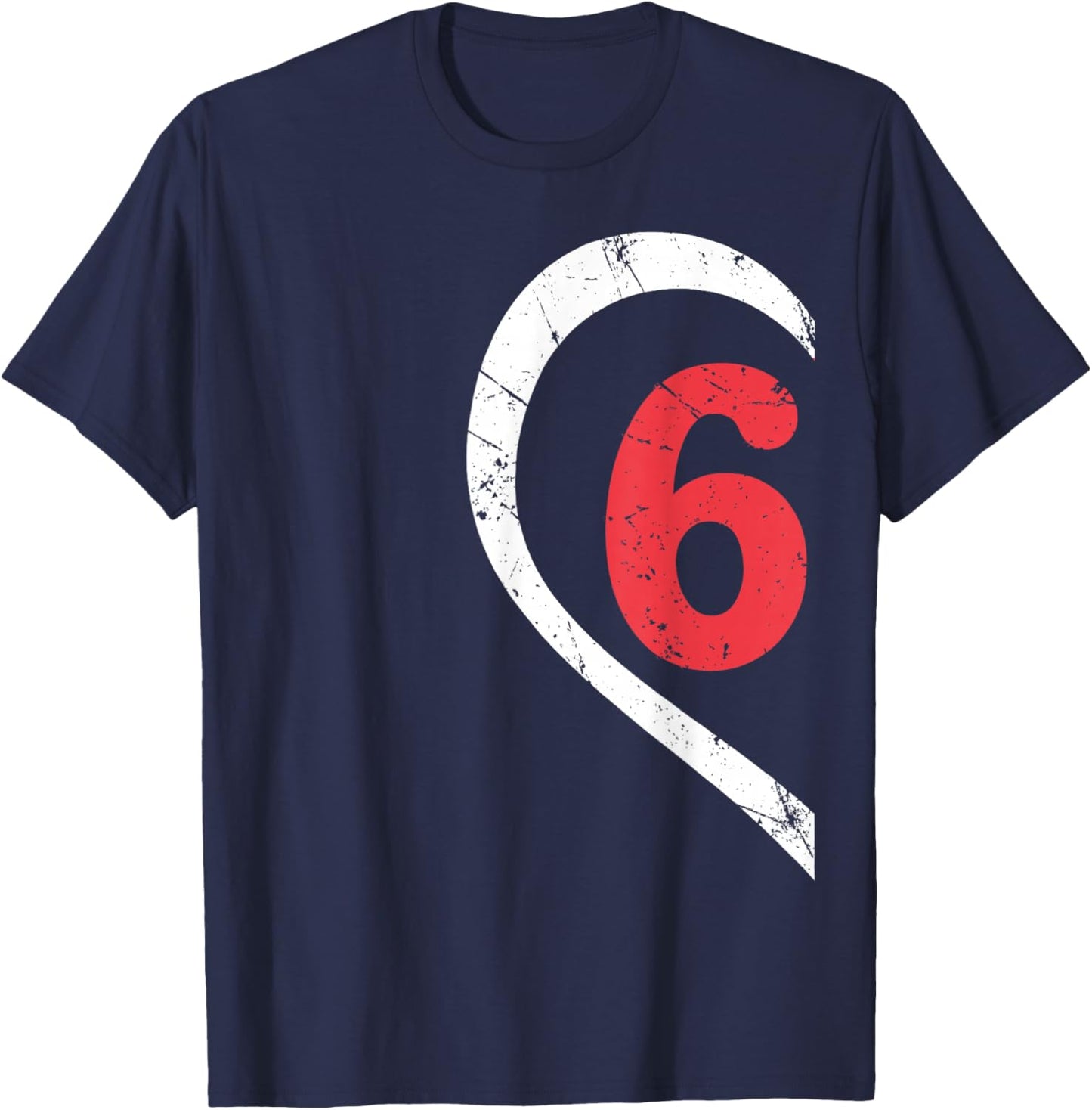 Funny Number 6 Heart Meme 67 Valentine Couple Matching T-Shirt - T-Shirt | Navy