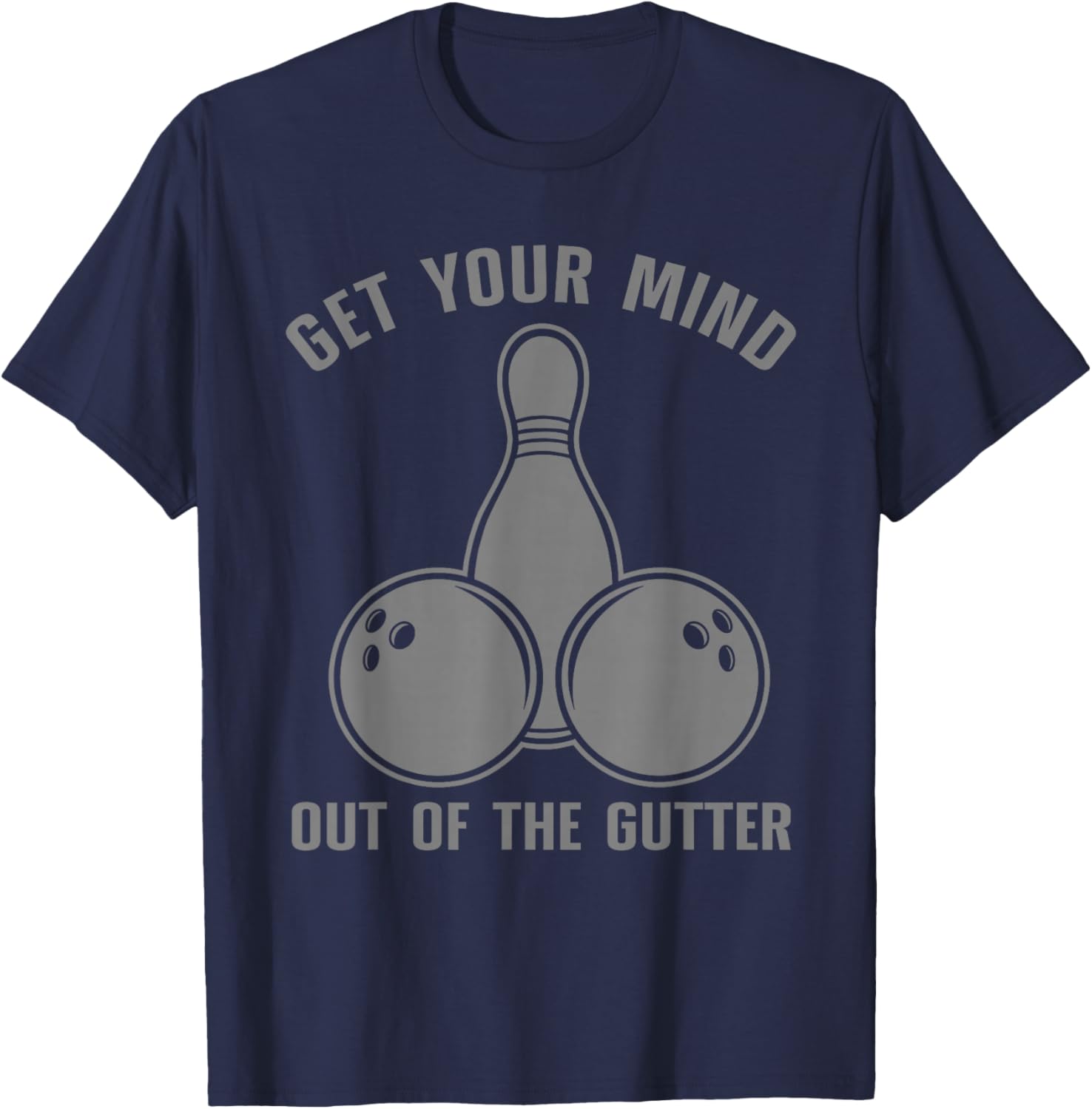 Funny Bowling Design Women Kids Bowling Lover Bowler T-Shirt - T-Shirt | Navy