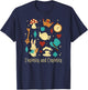 Curiouser and Curiouser Quote Alice T-Shirt - T-Shirt | Navy