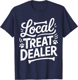 Local Treat Dealer Animal Pet Feeding T-Shirt - T-Shirt | Navy