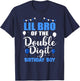 Lil Bro of The Double Digit Birthday Boy 10 Year Old 10th T-Shirt - T-Shirt | Navy