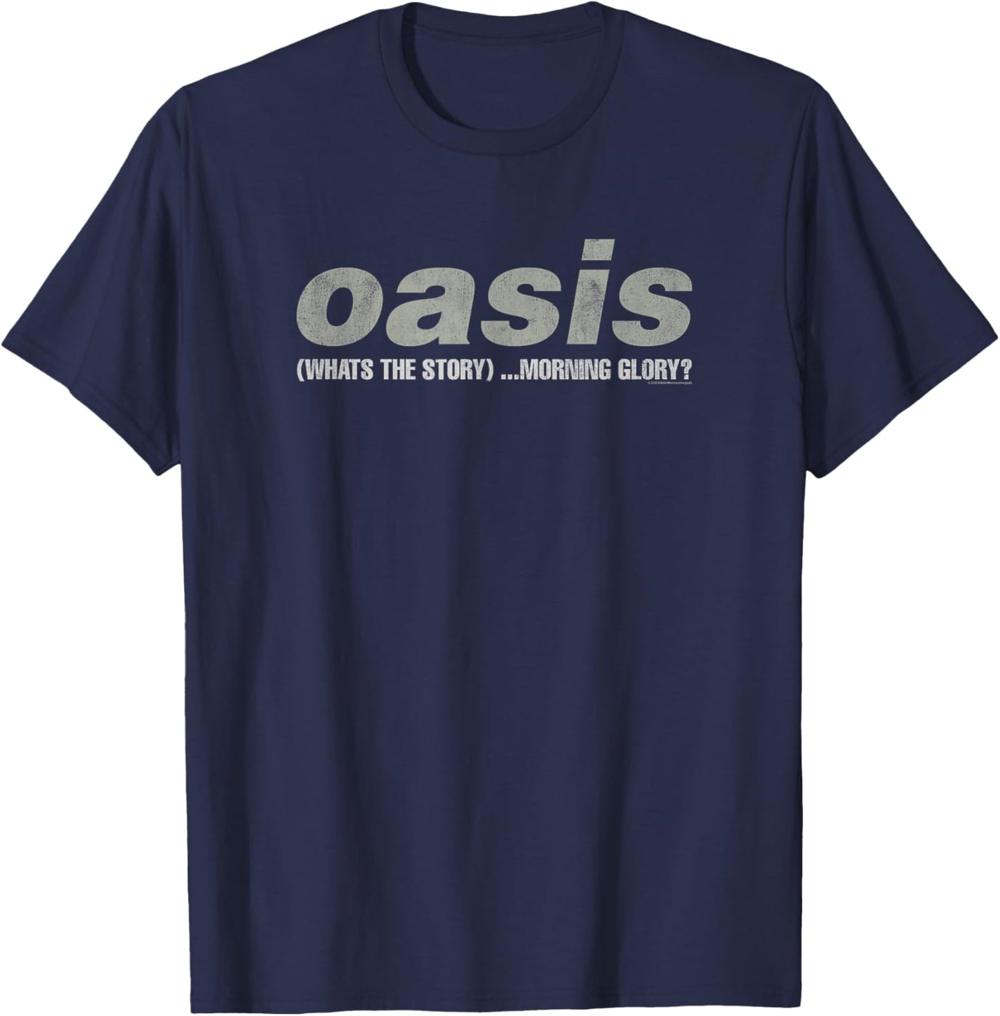 Oasis – Amazon Exclusive WTSMG Logo Navy T-Shirt - T-Shirt | Navy