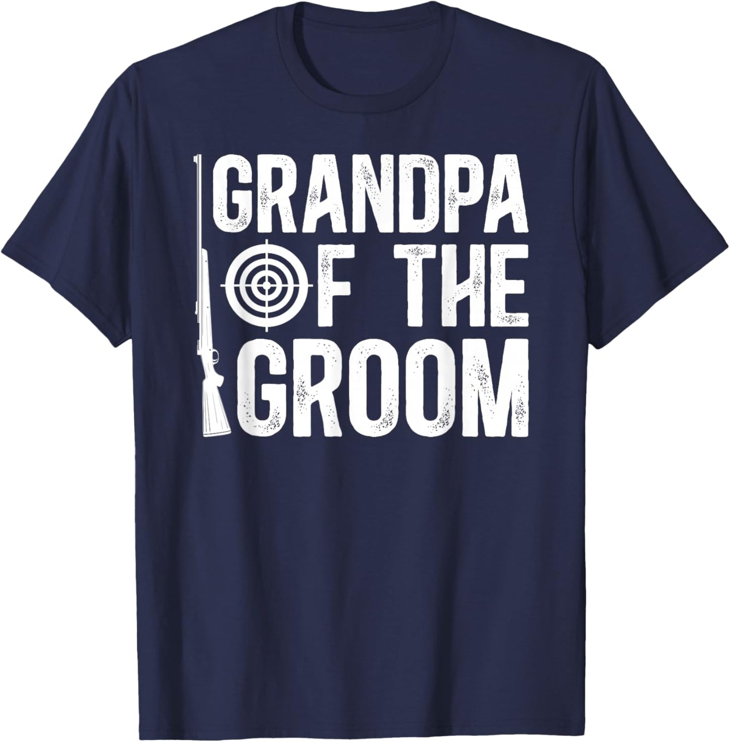Grandpa of The Groom Grandfather Groom's Grandpa T-Shirt - T-Shirt | Navy