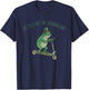 Lucky Frog Meme St. Patrick Day Off to Start The Shenanigans T-Shirt - T-Shirt | Navy