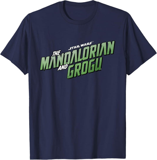 Star Wars The Mandalorian and Grogu Official Movie Logo T-Shirt - T-Shirt | Navy