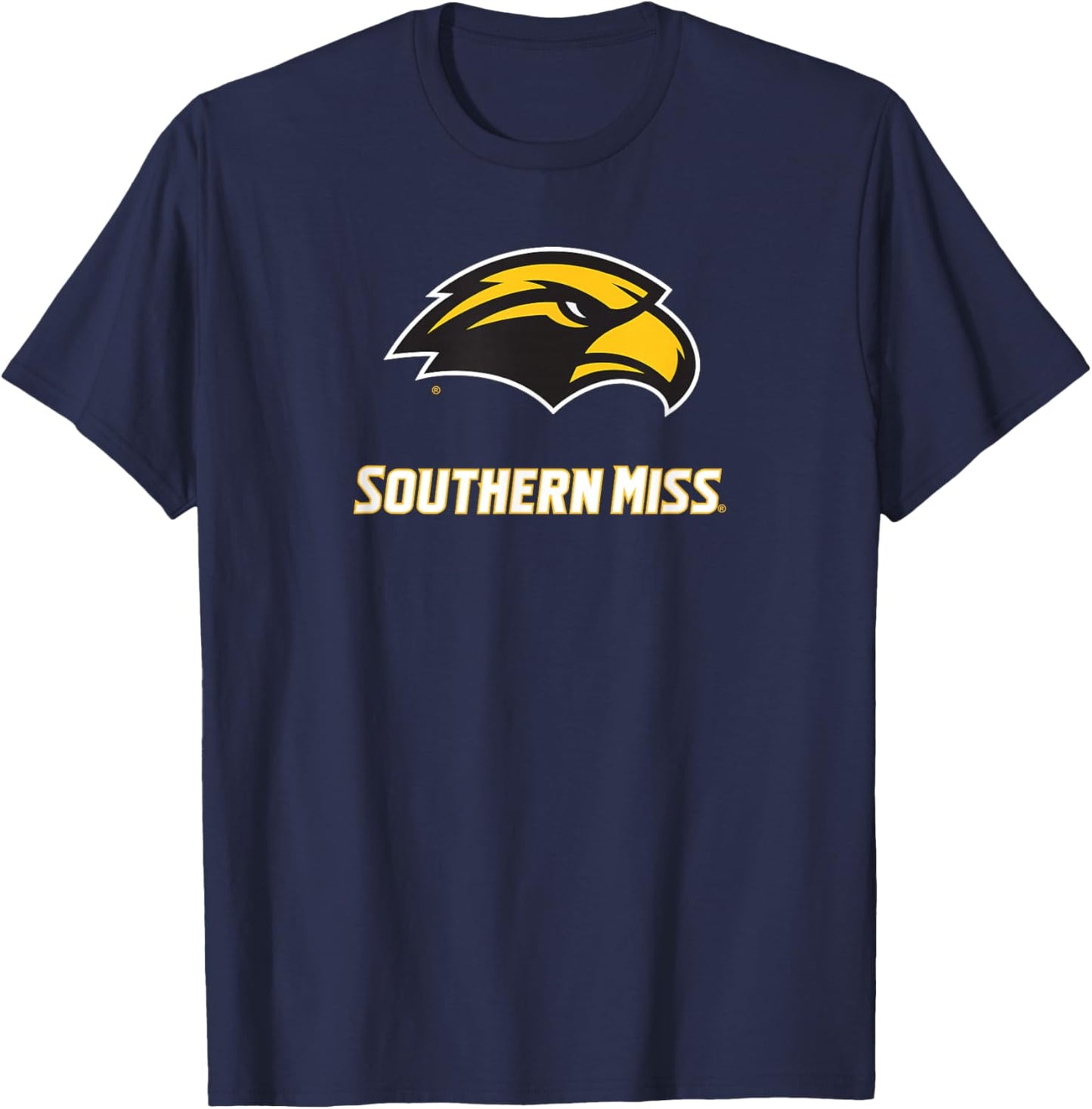 University of Southern Mississippi Golden Eagles Primary T-Shirt - T-Shirt | Navy