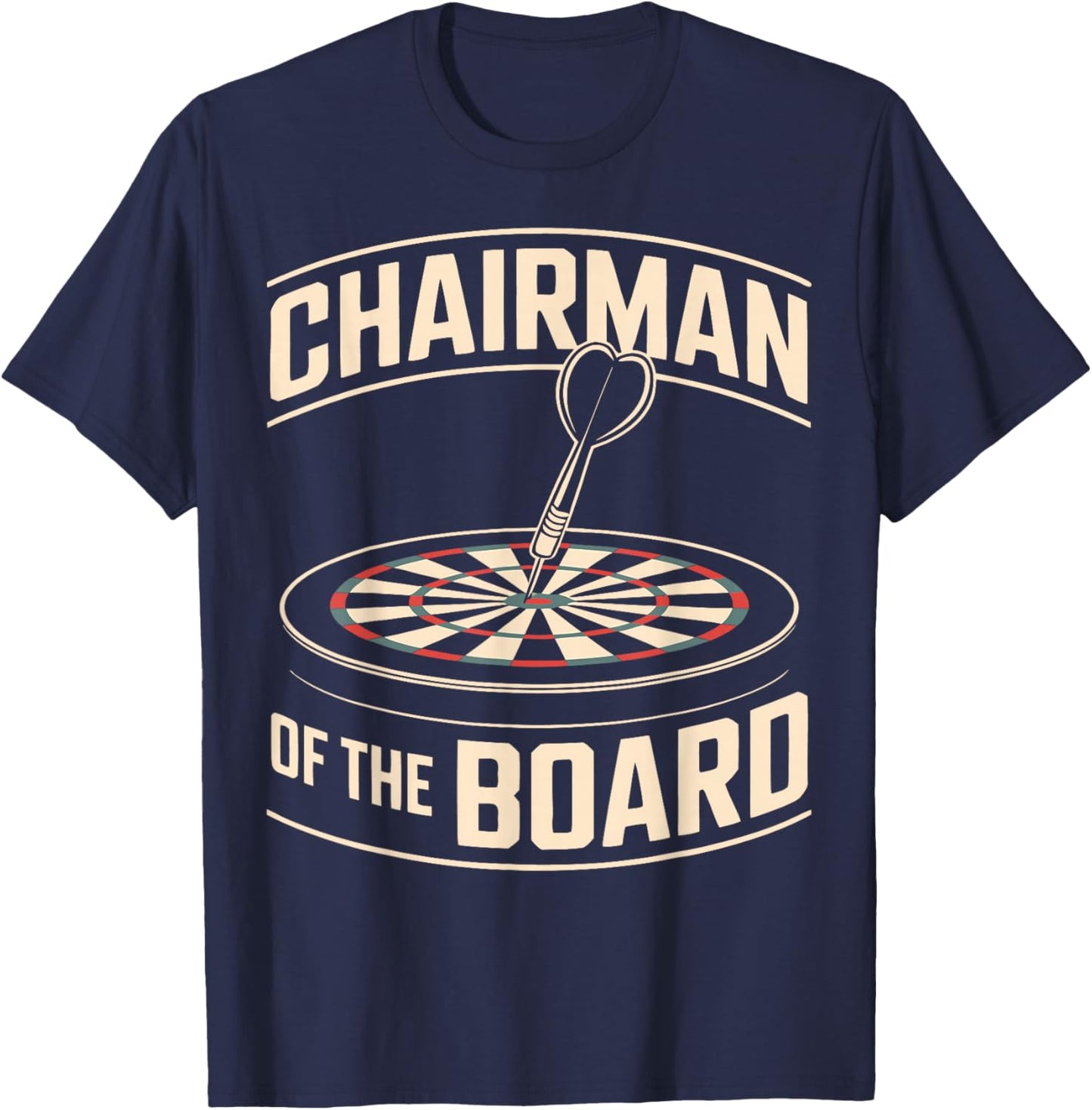 Funny Darts Player Humor Dartboard T-Shirt - T-Shirt | Navy