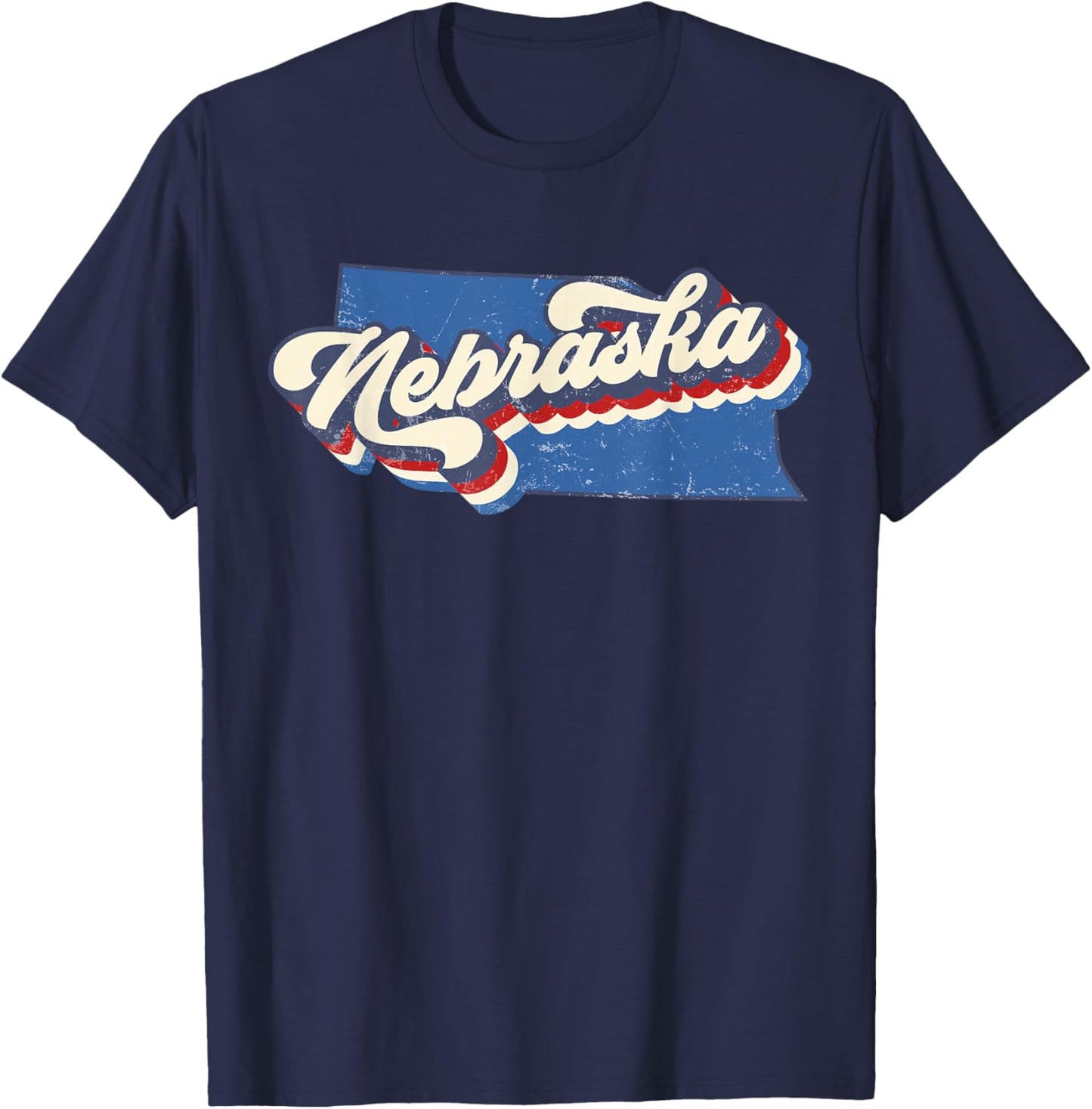 Nebraska T-Shirt - T-Shirt | Navy